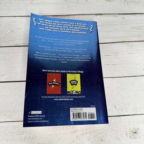 Catherine Jinks Evil Genius Genius Squad Genius Wars Books Lot 3 Kids YA Fiction - Picture 9 of 16